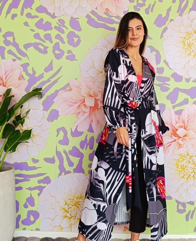 kimono cebra