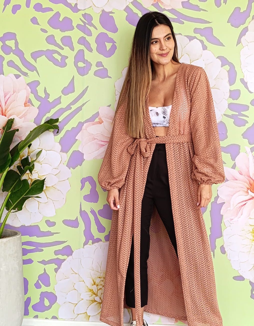 kimono terracota