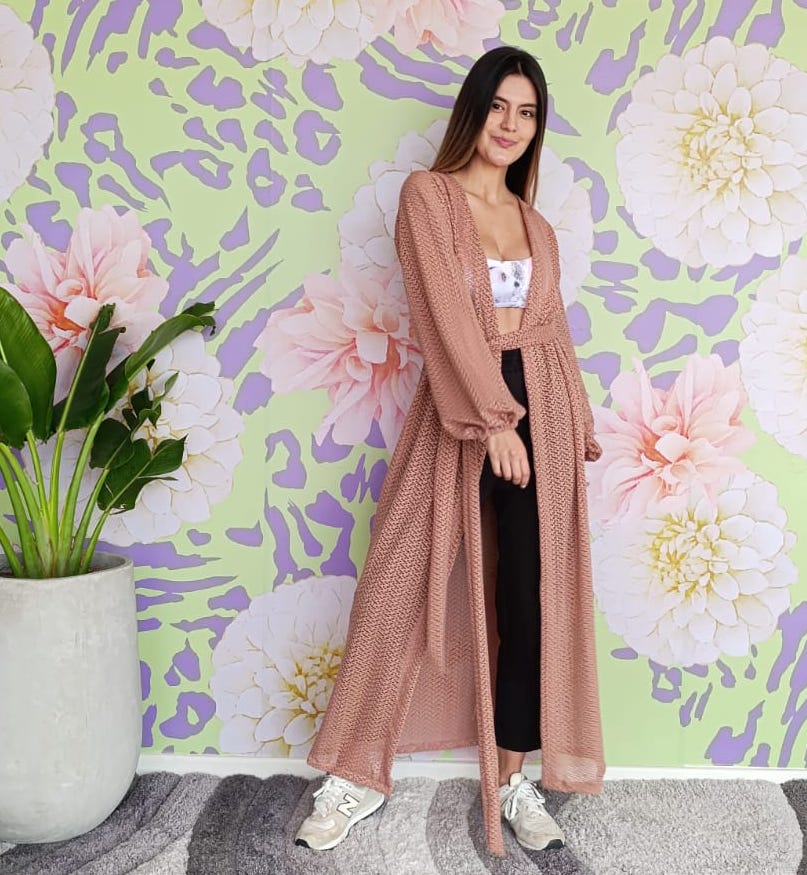 kimono terracota