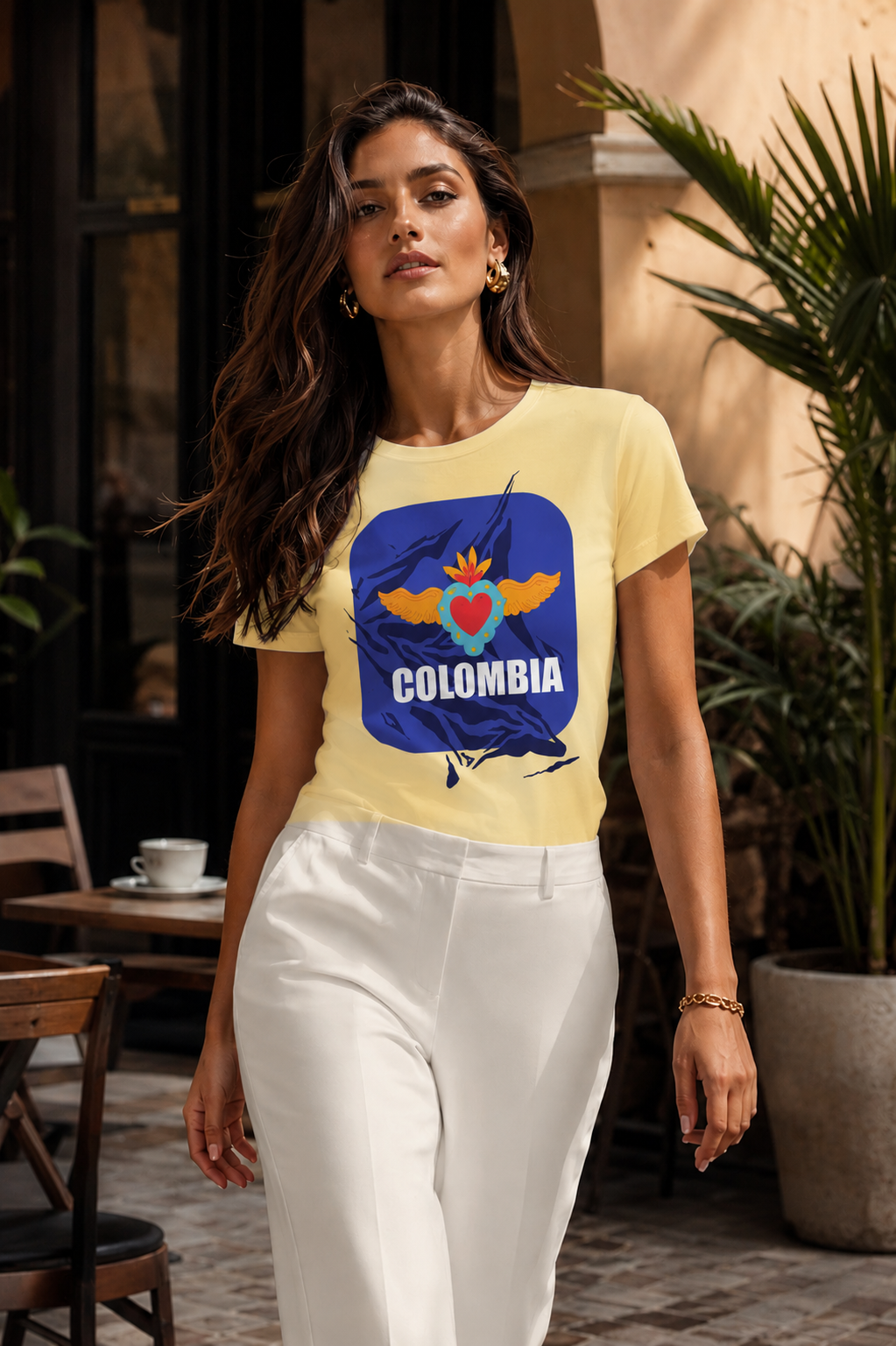 Camiseta Colombia algodón