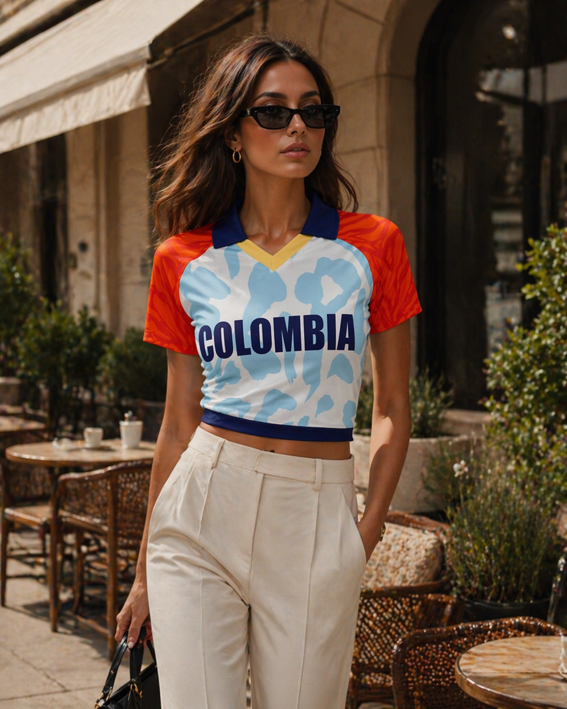 Camiseta corta Colombia